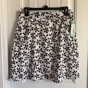 Black and white skirt